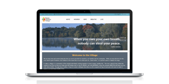 Happy Healthy Village Website